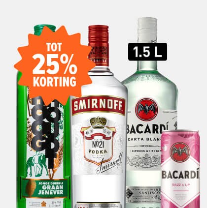Actieknallers met korting tot 25%